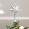 Silver Christmas Star Tree Topper Bethlehem Glitter Star Tree Topper Decorative